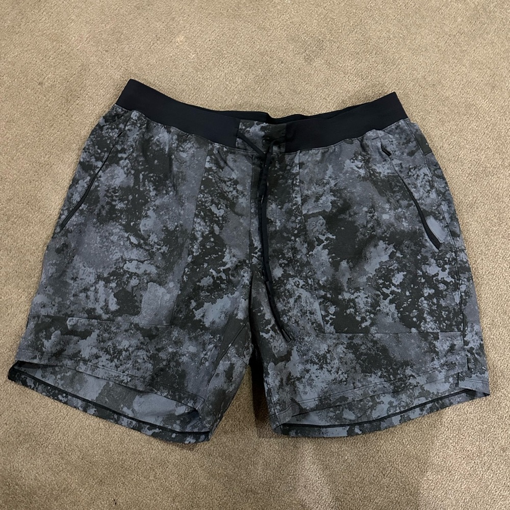 Lululemon License to Train Short 7” *LL Linerless LM7AUKS TXAB Size XXL like new
